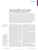 SARS and MERS: recent insights into emerging coronaviruses