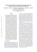 ERAGent: Enhancing Retrieval-Augmented Language Models with Improved Accuracy, Efficiency, and Personalization