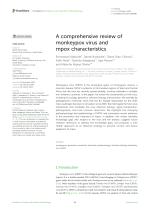 A comprehensive review of monkeypox virus and mpox characteristics