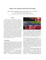 Adaptive Color Attributes for Real-Time Visual Tracking