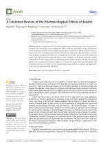A Literature Review of the Pharmacological Effects of Jujube