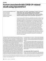 Factors associated with COVID-19-related death using OpenSAFELY