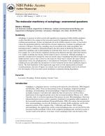 The molecular machinery of autophagy: unanswered questions